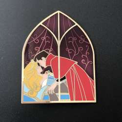 Sleeping Beauty Stained Glass Window set - Prince Phillip and Princess Aurora - DSUK