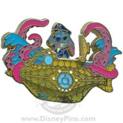 40813 - The Museum of Pin-tiquities - Disney Pin Celebration 2009 - Stitch in the Nautilus - Walt Disney World alternate image