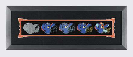 'Big Hero 6 Profile - Fred Pin Progression Artist Proof Framed Pin Set - MLT'