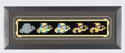 Click to view the Go Go Pin Progression Artist Proof Framed Pin Set details