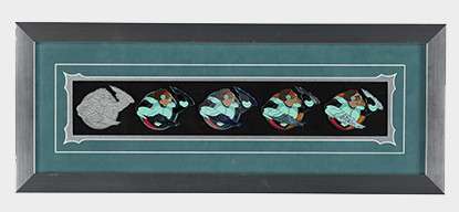 Click to view the Wasabi Pin Progression Artist Proof Framed Pin Set details