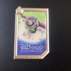 40917 - D23 Expo 2017 - Logo Pin - Buzz Lightyear - Disney Fan Club alternate image