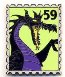 32386 - Postage Stamp Series - Maleficent as Dragon - Disney Store US alternate image