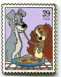 40962 - USPS Art of Romance - Lady and the Tramp Stamp alternate image