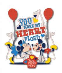 Mickey and Minnie Boxed Pin