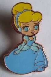 40991 - Loungefly - Chibi Princess Mystery Collection - Cinderella Lifting Blue Ballgown - Loungefly alternate image