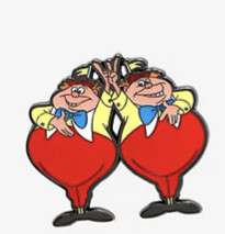 Loungefly - Alice in Wonderland Characters Mystery&#039; Collection - Tweedledee and Tweedledum - LFLY
