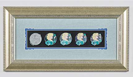 Click to view the Elsa Pin Progression Artist Proof Framed Pin Set details