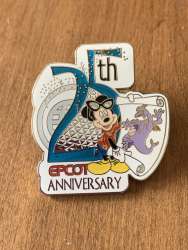 EPCOT 25th Anniversary - WDW - Cast Member - Epcot 25th Anniversary - Mickey &amp; Figment - WDW