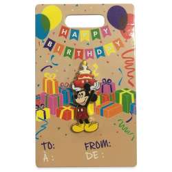41011 - Happy Birthday - DS - Happy Birthday - Flair - Mickey Mouse with Free-D Cake - Disney Store US alternate image