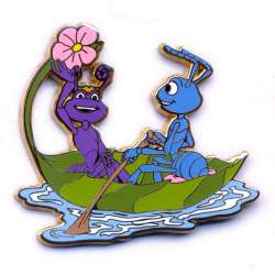 Click to view the Flik & Princess Atta in a Leaf Boat details