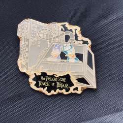 Disney California Adventure Attraction Booster Set - Daisy and Donald on The Twilight Zone, Tower of Terror - DLR
