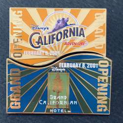 DLR Cast Member Pin of the Month - Grand Opening Sunburst Set — Full Set - DLR