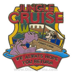 'Map and Mini Pin GWP: Jungle Cruise - We Always Hope You Return - DLR'