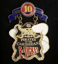 41338 - Disney Pin Trading 10th Anniversary: Decade of Magical Trades - E-Ticket Pirates of the Caribbean® - Walt Disney World alternate image