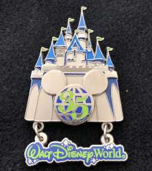 41361 - Walt Disney World 35th Anniversary - Castle with Dangle - Walt Disney World alternate image