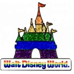 41364 - Rainbow Disney Pride Collection - Glitter Walt Disney World Castle - Walt Disney World alternate image