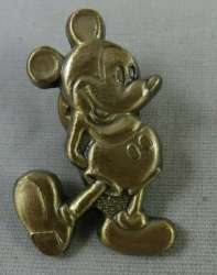 25433 - Monogram Brass Series - Mickey 1980's Lapel Pin - Disney Licensed alternate image