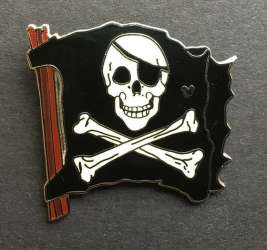 Hidden Mickey Pirate Flag