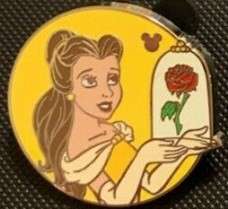 25564 - WDW Hidden Mickey Series 2019 Wave B: Princess Circles - Belle - Walt Disney World alternate image