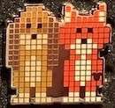 2019 Hidden Mickey - Disney Pixels - Tod and Copper - WDW