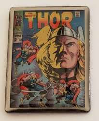 Marvel Comic Cover Art Pin Badge Collection - Thor #1