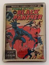 Marvel Comic Cover Art Pin Badge Collection - Black Panther #2