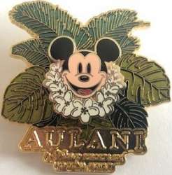 27291 - Aulani Resort & Spa - Mickey Mouse with Tropical Plants - Disney Vacation Club alternate image