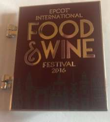 27514 - EPCOT International Food & Wine Festival 2016 - 2016 Epcot International Food & Wine Festival - Tasting Sampler Pin - Walt Disney World alternate image