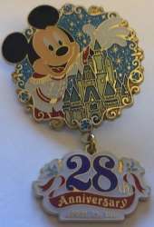 28th Anniversary - Mickey Mouse with Castle