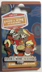 26731 - EPCOT International Food & Wine Festival 2011 - 2011 - Goofy and Donald in Italy - Walt Disney World alternate image