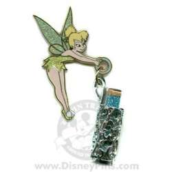 Magic Dust Vial Dangler - Tinker Bell with Pixie Dust Vial dangle - MLT