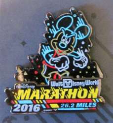 'runDisney: Walt Disney World Marathon Weekend - WDW - 2016 Marathon - Mickey Mouse Logo - WDW'