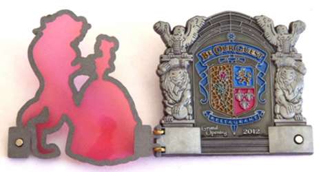 26576 - New Fantasyland Grand Opening - Be Our Guest Restaurant Stained Glass - Walt Disney World alternate image