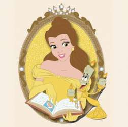 27340 - DEC - Princesses & Friends - Belle & Lumiere - Disney Employee Center alternate image