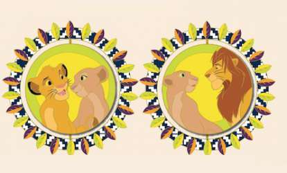 DEC - The Lion King - Nala and Simba Spinner - DEC