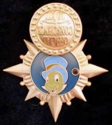 Jiminy Cricket Official Conscience Swivel Badge - MLT
