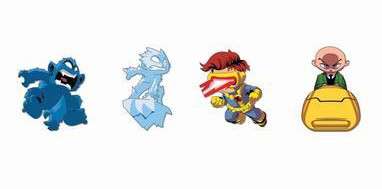 27233 - SDCC 2019 - Marvel Skottie Young - X-Men Pin Set - Disney Licensed alternate image