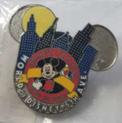 27391 - Pin Trading Around The World Logo Promotion - World of Disney NYC - Disney Licensed alternate image