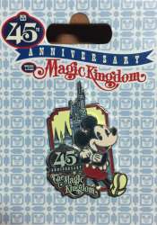 Magic Kingdom 45th Anniversary - Mickey Mouse and Castle - WDW