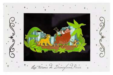 19144 - Les Tresors de Disneyland Paris - Simba, Pumbaa and Timon Walking on Log alternate image