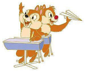 'Back to School - Chip 'n Dale - DSUS'