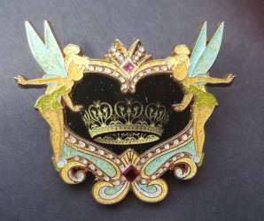 Castle Crown - Heart Framed with Tinker Bell - WDI