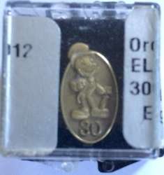 8855 - Cast Member Service Award Pin - 30 Years (Jiminy Cricket Resting Umbrella Version) - Theme Park Cast Member Exclusive alternate image