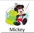 26670 - 2019 Hidden Mickey - Musicians - Mickey Mouse with Violin - Disneyland Resort alternate image