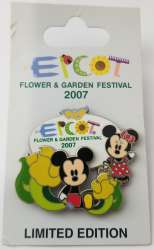 27423 - EPCOT International Flower & Garden Festival 2007 - WDW - Epcot Flower and Garden Festival 2007 - Mickey & Minnie - Walt Disney World alternate image