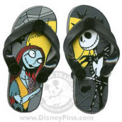 42439 - Flip Flops / Sandals Pin Set Series - Jack and Sally Set - Full Set alternate image