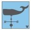 26681 - 2019 Hidden Mickey - Attraction Weathervanes - Whale (Harbour Galley) - Disneyland Resort alternate image