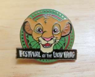 Animal Kingdom Hat and Pin Sets - Animal Kingdom Bucket Hat 2002 6-Pin Set — Festival of the Lion King ONLY - WDW