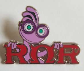 2019 Hidden Mickey - Monster&#039;s University Greek Letters - Randall ROR - DLR